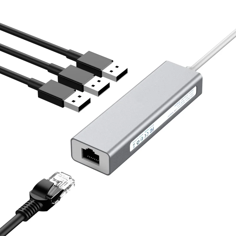 4 In 1 USB 3.0 To USB RJ45 Ethernet LAN Network Card Multi Port Extender Adapter Hub Multi Port Extender
4 In 1 USB 3.0 To USB RJ45 Ethernet LAN Network Card Multi Port Extender Adapter Hub Multi Port Extender