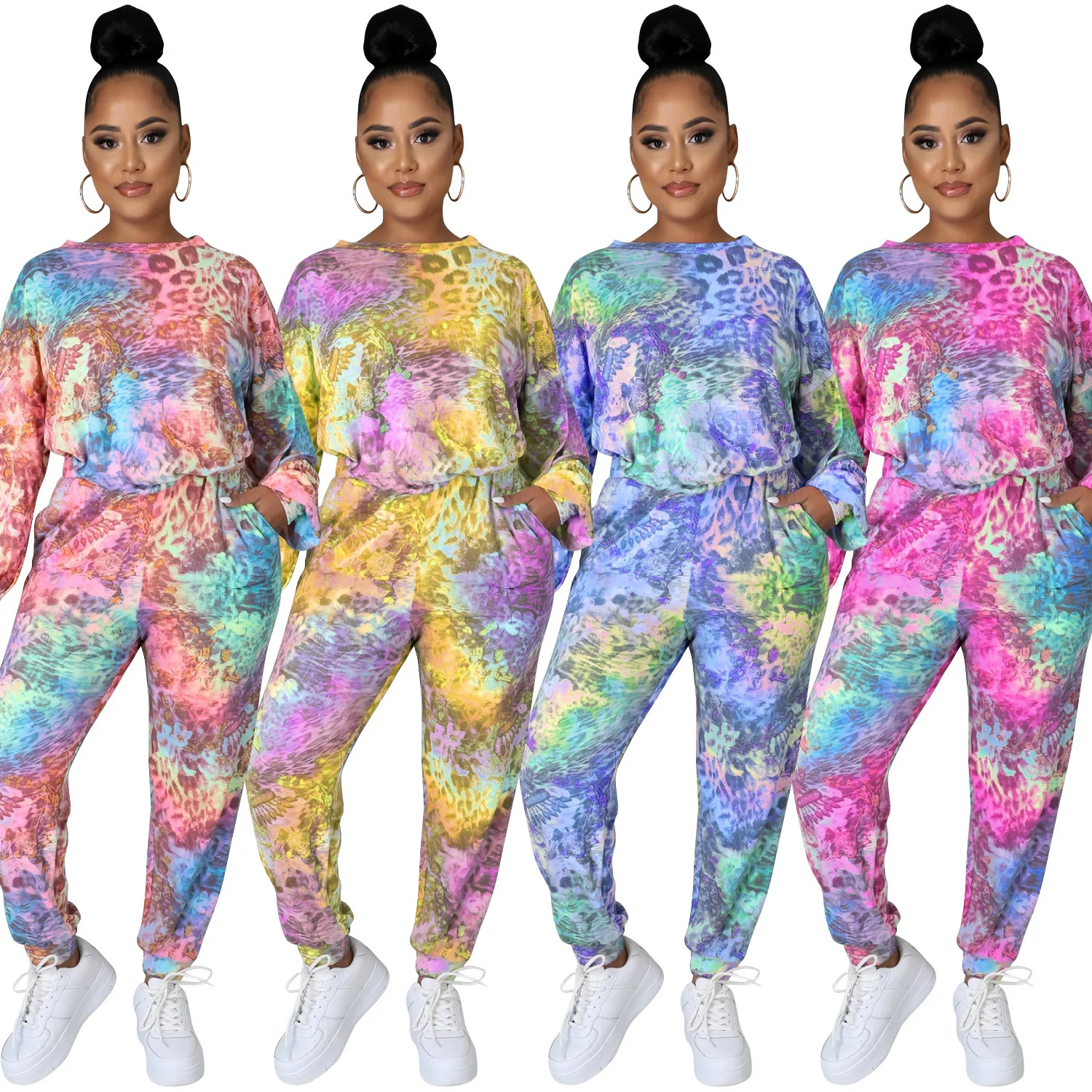 Cutubly Long Sleeve Womens Set Suit Printed Casual Two 2 Piece Sets Outfits 2021 Fashion New Trousers Women's Clothing
Cutubly Long Sleeve Womens Set Suit Printed Casual Two 2 Piece Sets Outfits 2021 Fashion New Trousers Women's Clothing