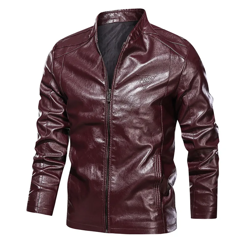 New Men's Rigging Coat PU Jacket 2021 Spring And Autumn Large Leisure Locomotive Leather Trend Solid Color Jacket Thin Section
New Men's Rigging Coat PU Jacket 2021 Spring And Autumn Large Leisure Locomotive Leather Trend Solid Color Jacket Thin Section