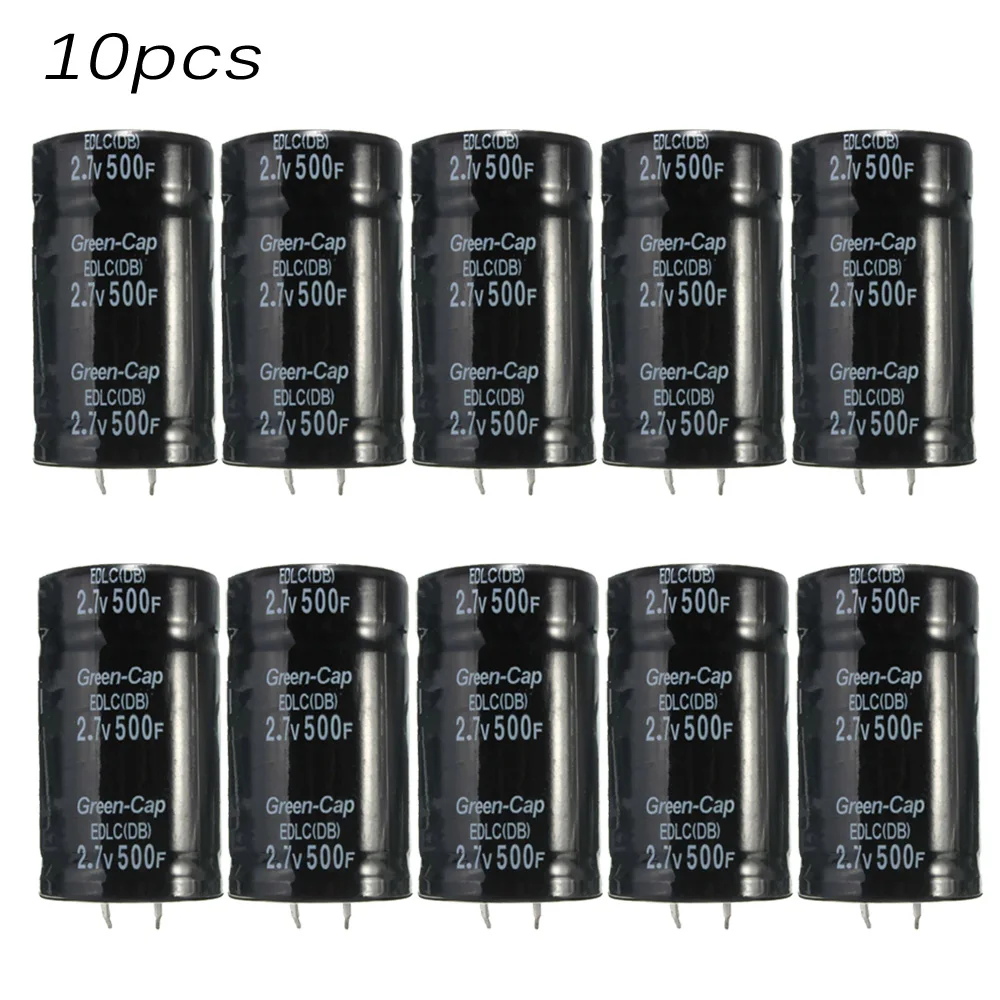 1/2/6/10pcs Black Farad Capacitor 500F 35x60mm 2.7V 500F 2.7V Electrical Components Supplies Super Capacitor
1/2/6/10pcs Black Farad Capacitor 500F 35x60mm 2.7V 500F 2.7V Electrical Components Supplies Super Capacitor