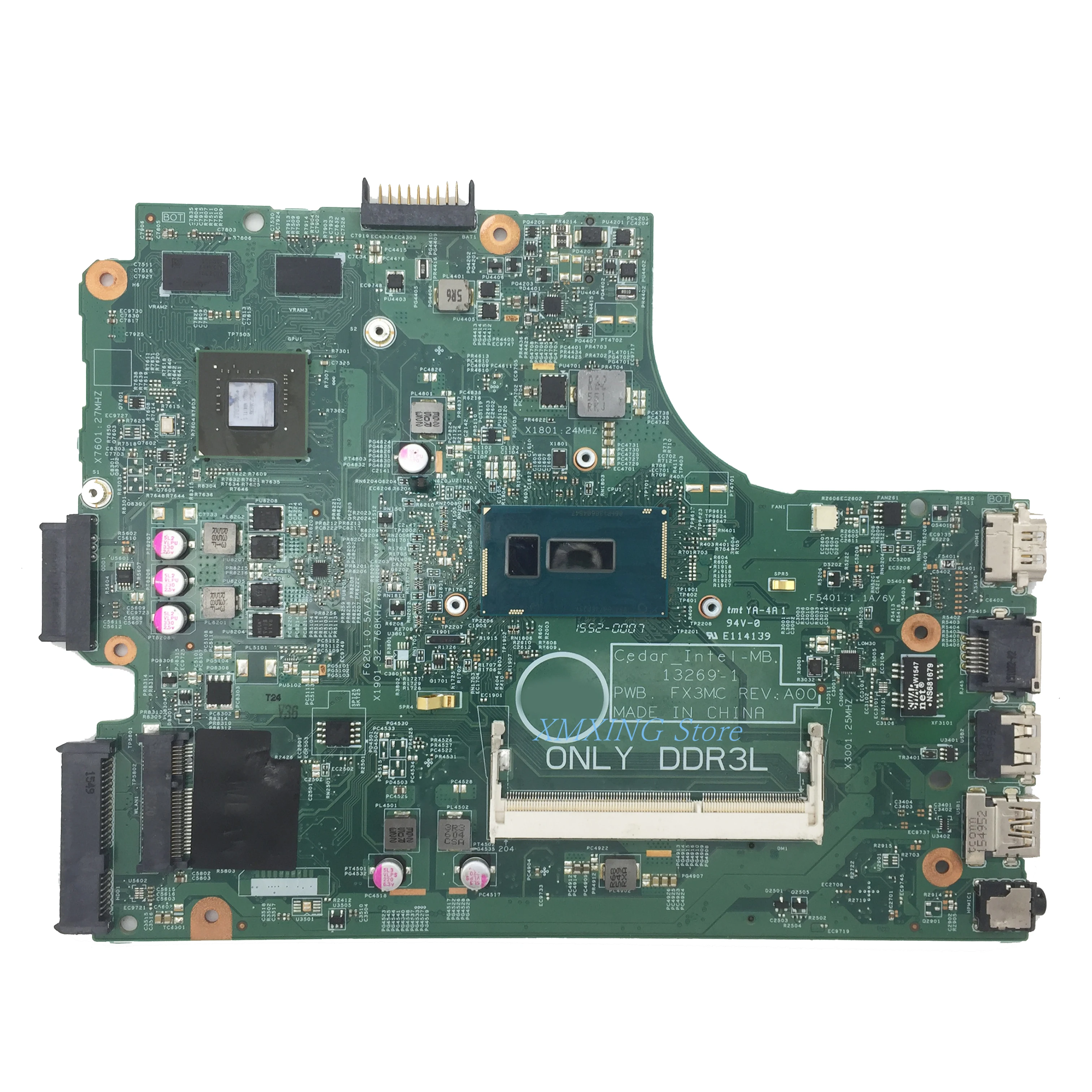Материнская плата FULCOL для ноутбука DELL Latitude 3542, процессор I5-5200U 13269-1 CN-0X4X4V 0X4X4V X4X4V, протестирована на 100%
Материнская плата FULCOL для ноутбука DELL Latitude 3542, процессор I5-5200U 13269-1 CN-0X4X4V 0X4X4V X4X4V, протестирована на 100%