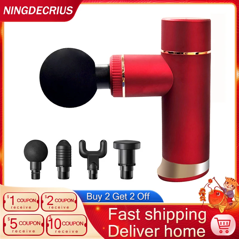 Mini Muscle Massage Gun Single Key Control 4 Levels Of Strength Vibration Deep Muscles Neck And Leg Relaxation Exercise Slimming
Mini Muscle Massage Gun Single Key Control 4 Levels Of Strength Vibration Deep Muscles Neck And Leg Relaxation Exercise Slimming