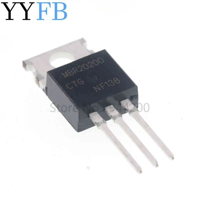 Новые железные головки Schottky Diode MBR20200CTG B20200G 20A 200V TO 220|Запасные части| |