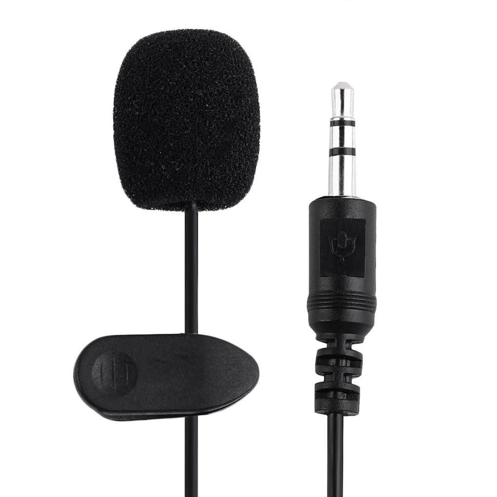 Portable 3.5mm Lavalier Microphone Hands-Free Wired Mic Collar Clip Lapel Lavalier Mic For Laptop PC Loudspeaker
Portable 3.5mm Lavalier Microphone Hands-Free Wired Mic Collar Clip Lapel Lavalier Mic For Laptop PC Loudspeaker