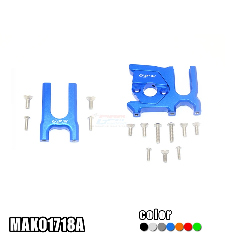 GPM CNC Aluminum alloy mid-differential Front and rear and motor mount for ARRMA KRATON TYPHON TALION
GPM CNC Aluminum alloy mid-differential Front and rear and motor mount for ARRMA KRATON TYPHON TALION