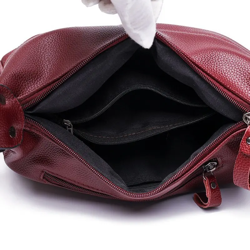 Women's Casual Many Pockets High-quality PU Leather Women's Shoulder Bag Luxury Simple Messenger Bag Female Designer Handbag
Women's Casual Many Pockets High-quality PU Leather Women's Shoulder Bag Luxury Simple Messenger Bag Female Designer Handbag