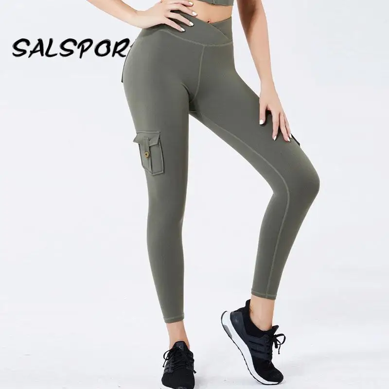 SALSPOR V-Waist Gym Leggings Women with Pockets Fitness Active Wear Seamless Running Legging Frmme Workout Tights Pants Sport
SALSPOR V-Waist Gym Leggings Women with Pockets Fitness Active Wear Seamless Running Legging Frmme Workout Tights Pants Sport