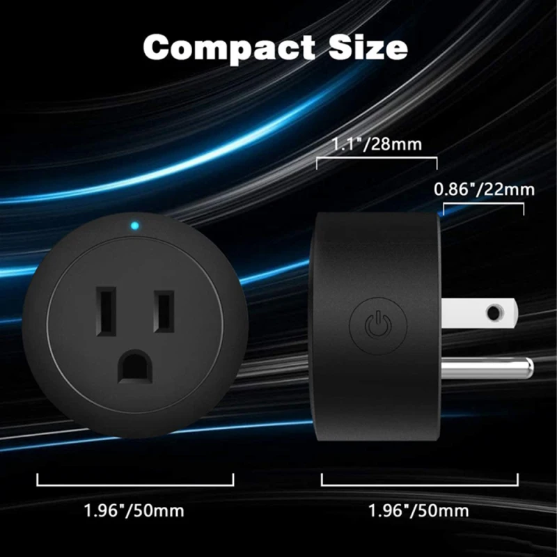10A WiFi Smart Socket Mobile Remote Control Socket US Plug Tuya/smart Life APP Timing Plug Voice Control With Alexa Google Home
10A WiFi Smart Socket Mobile Remote Control Socket US Plug Tuya/smart Life APP Timing Plug Voice Control With Alexa Google Home