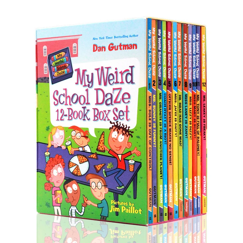 

12 Book Set My Weird School Daze English Children's English Books Children's Stories Comics English Education Stationery Gifts