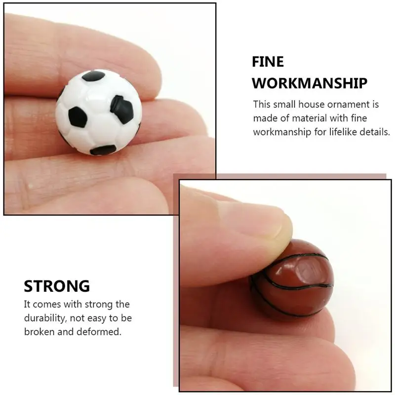 10Pcs Sports Soccer Basketball Set Small House Outdoor Accessory Miniature Decor
10Pcs Sports Soccer Basketball Set Small House Outdoor Accessory Miniature Decor