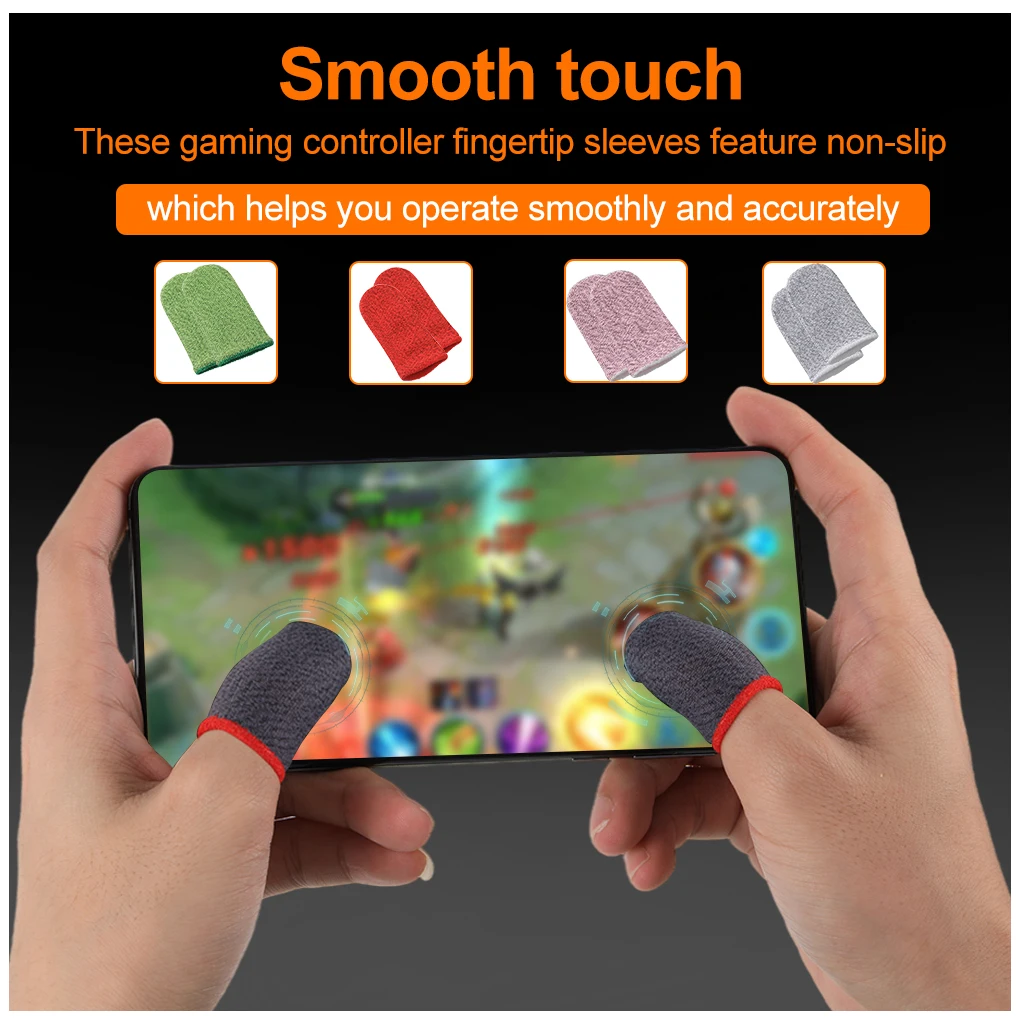 10pcs Finger Sleeves Breathable Game Controller Finger cover For PUBG Sweat Proof Non-Scratch Touch Screen Gaming Thumb Gloves
10pcs Finger Sleeves Breathable Game Controller Finger cover For PUBG Sweat Proof Non-Scratch Touch Screen Gaming Thumb Gloves