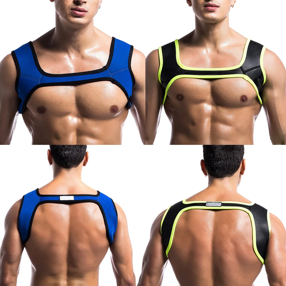 Men Shoulder Support Harness Sport Fitness Training Shoulder Neoprene Protectors High Quality Sport Heathy Care A7
Men Shoulder Support Harness Sport Fitness Training Shoulder Neoprene Protectors High Quality Sport Heathy Care A7