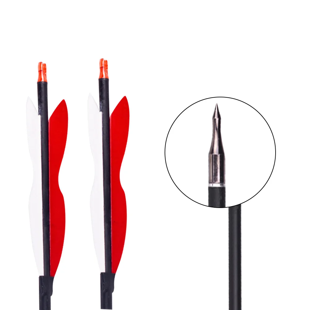 32.5 inches Spine 500-600 Carbon 7.8mm Arrow Real Feather for Recurve/Compound Bows Archery Hunting
32.5 inches Spine 500-600 Carbon 7.8mm Arrow Real Feather for Recurve/Compound Bows Archery Hunting