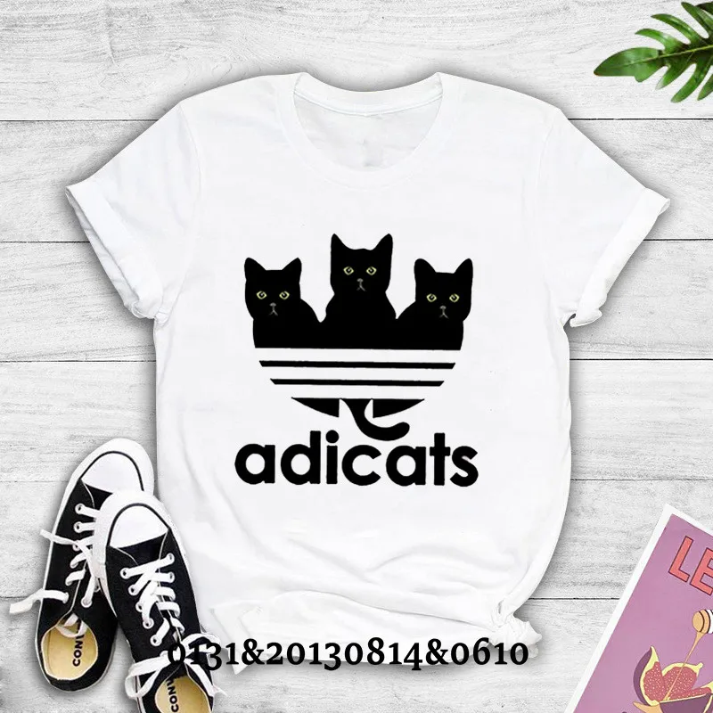 Women T-shirt New Cat Print Female Casual Tshirt O Neck Short Sleeve Summer Cartoon Harajuku White Tops Tees Unisex Streetwear
Women T-shirt New Cat Print Female Casual Tshirt O Neck Short Sleeve Summer Cartoon Harajuku White Tops Tees Unisex Streetwear