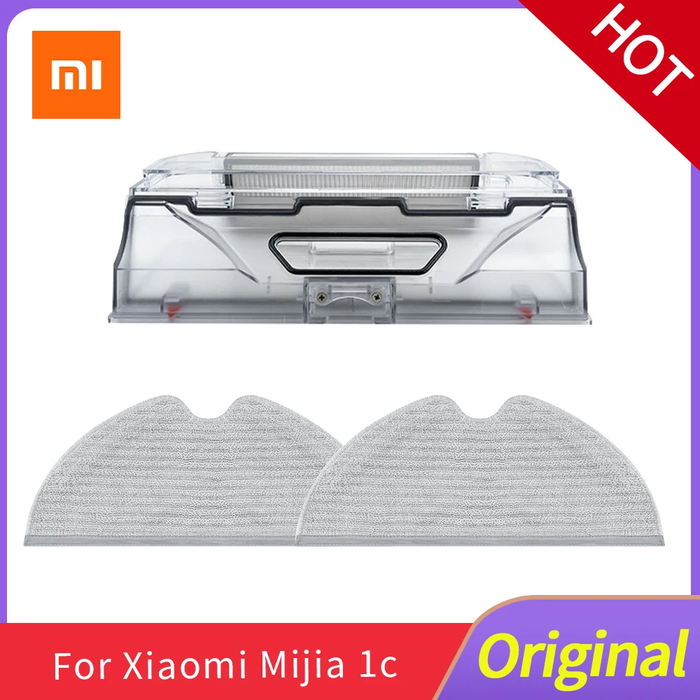 New XIAOMI MIJIA Robot Vacuum Cleaner 1C Original Accessories Bag Kit Trash Box Dust Box HEPA Filter Mop Cloth parts
New XIAOMI MIJIA Robot Vacuum Cleaner 1C Original Accessories Bag Kit Trash Box Dust Box HEPA Filter Mop Cloth parts