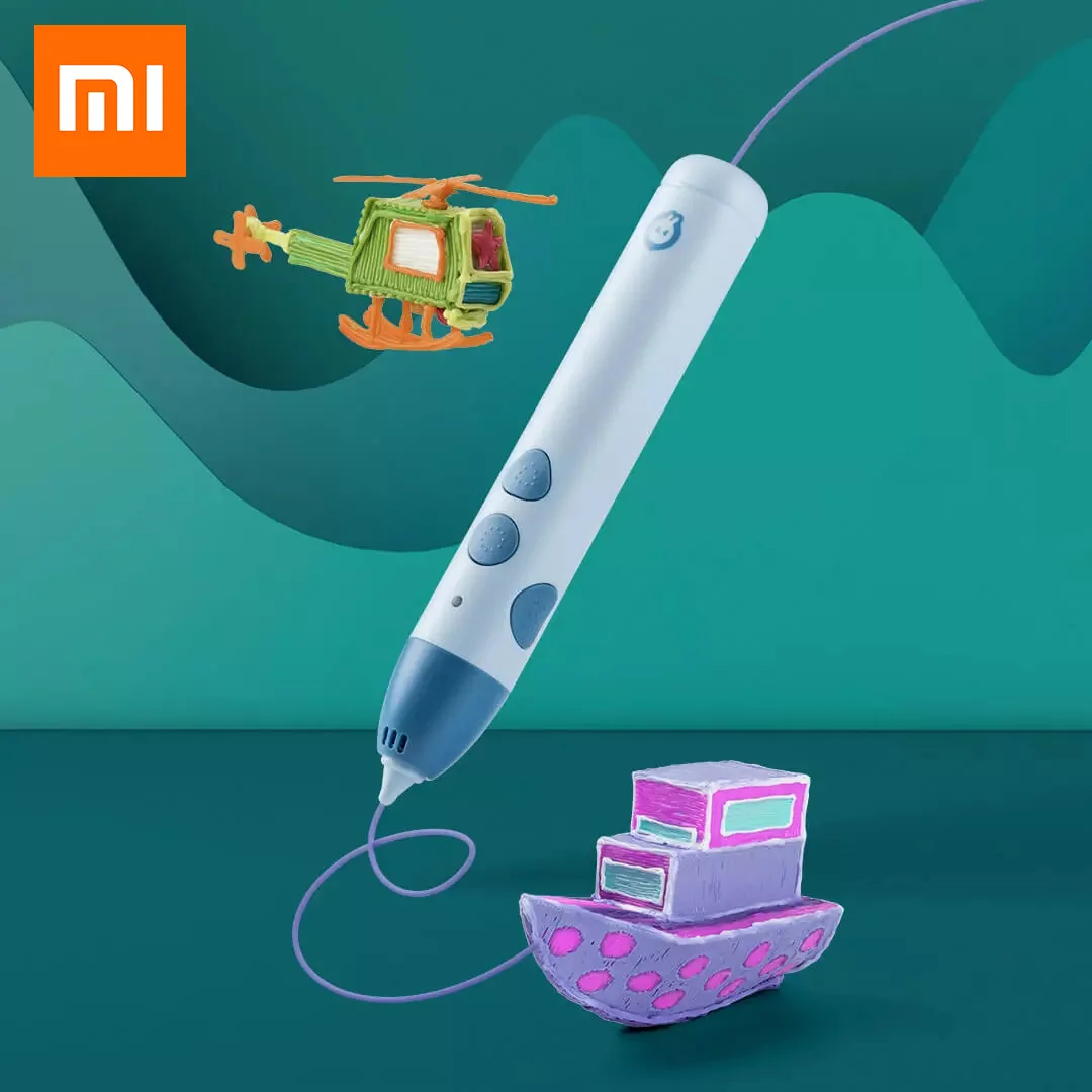 New Xiaomi 3D printing pen low temperature children's 3D printer low temperature is not hot children's educational toys DIY 
New Xiaomi 3D printing pen low temperature children's 3D printer low temperature is not hot children's educational toys DIY