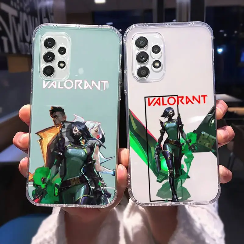 valorant Phone Case Transparent For Samsung A51 A50 A71 A70 A81 M60S Note S21 S 20 10 9 8 11 E Plus Ultra
valorant Phone Case Transparent For Samsung A51 A50 A71 A70 A81 M60S Note S21 S 20 10 9 8 11 E Plus Ultra
