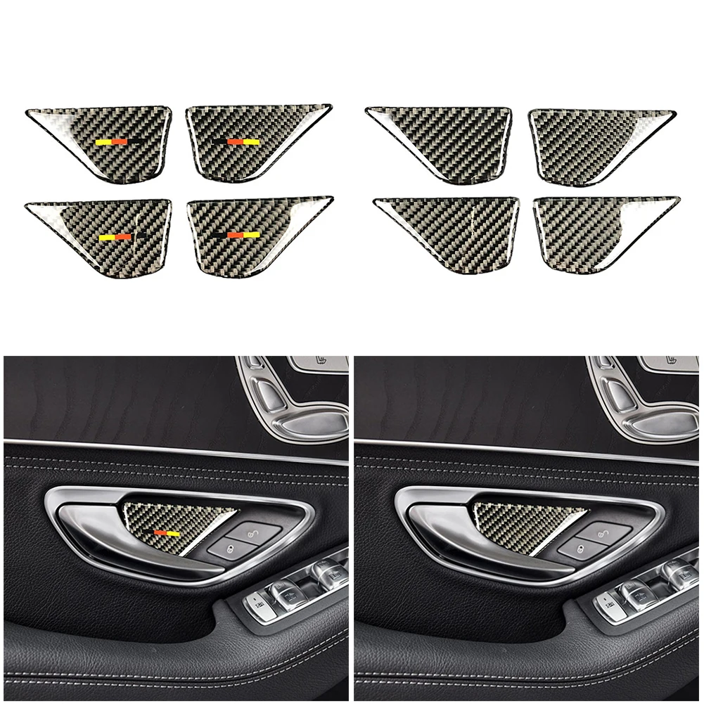 4pcs Carbon Fiber Car Interior Door Handle Bowl Sticker Trim Decor Cover For Mercedes C Class W205 C180 C200 GLC260 Auto Styling
4pcs Carbon Fiber Car Interior Door Handle Bowl Sticker Trim Decor Cover For Mercedes C Class W205 C180 C200 GLC260 Auto Styling