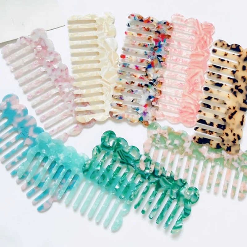 1Pcs Acrylic Acetate Hair Comb Portable Travel Comb Wave Marble Leopard Print Hair Massage Comb For Women Hair Styling Tool
1Pcs Acrylic Acetate Hair Comb Portable Travel Comb Wave Marble Leopard Print Hair Massage Comb For Women Hair Styling Tool