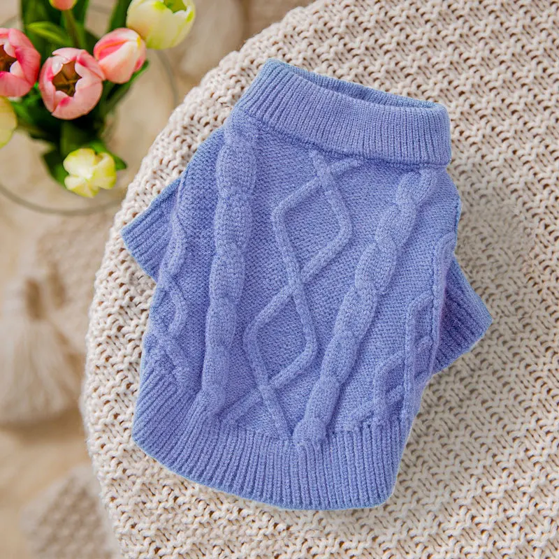 Pet Clothing Solid Knitting Sweaters Clothes for Dog Small Costume Print Dogs Cute Autumn Winter Warm Thick Casual Collar Perro
Pet Clothing Solid Knitting Sweaters Clothes for Dog Small Costume Print Dogs Cute Autumn Winter Warm Thick Casual Collar Perro