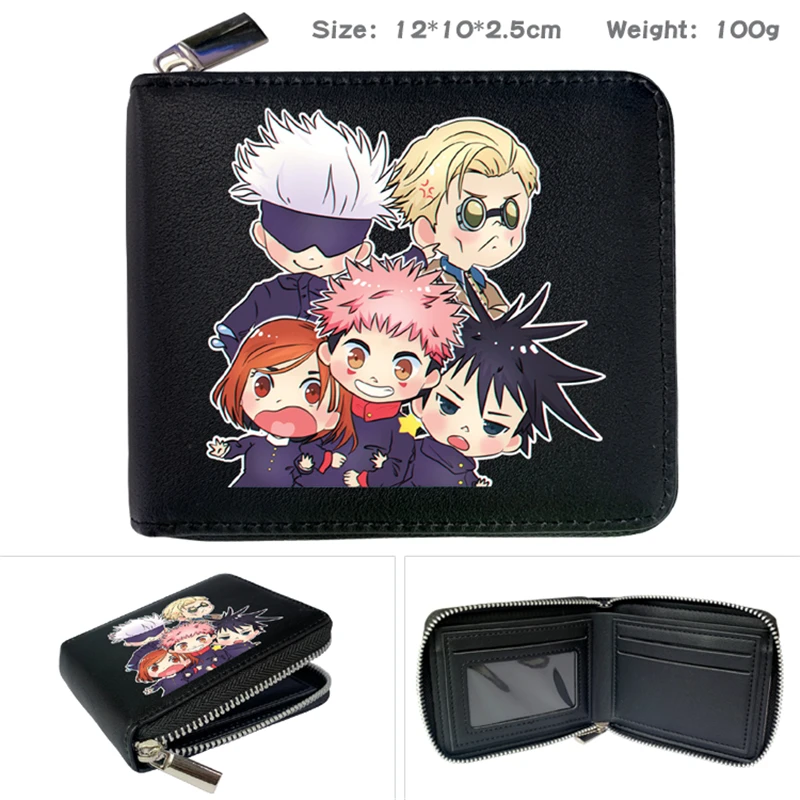 Japanese Anime Cartoon Wallet Jujutsu Kaisen Wallet Short Purse for Young Wallets With Card Holder
Japanese Anime Cartoon Wallet Jujutsu Kaisen Wallet Short Purse for Young Wallets With Card Holder