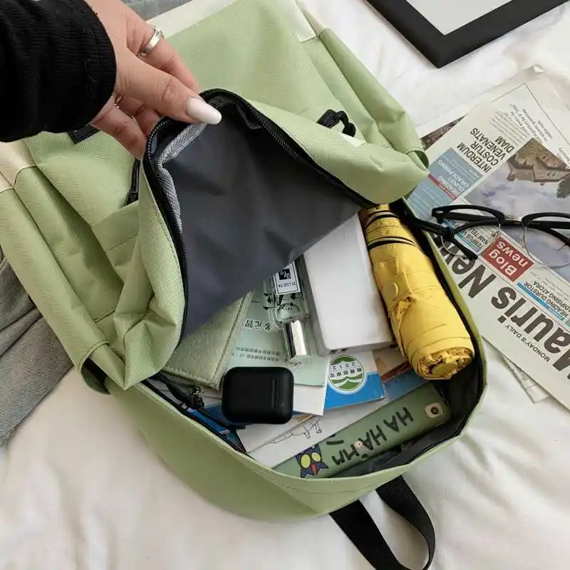 Kawaii female school bags backpack for teenage girls college student rucksacks anti-theft capability backpack 2021
Kawaii female school bags backpack for teenage girls college student rucksacks anti-theft capability backpack 2021