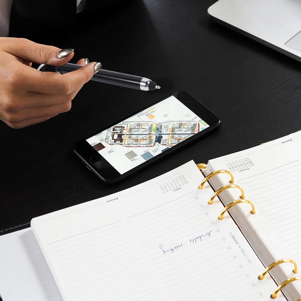 1 Set 6Pcs Portable Key Ring Touch Screen Pens Ball-point Pens (Random Color)
1 Set 6Pcs Portable Key Ring Touch Screen Pens Ball-point Pens (Random Color)