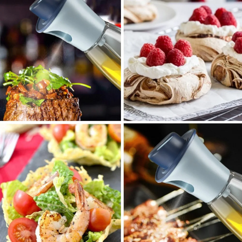 180ml Kitchen Oil Bottle Glass Olive Oil Sprayer Bottle Transparent Oil Pump Drip Press BBQ Atomized Spray Tank Kitchen Tool
180ml Kitchen Oil Bottle Glass Olive Oil Sprayer Bottle Transparent Oil Pump Drip Press BBQ Atomized Spray Tank Kitchen Tool