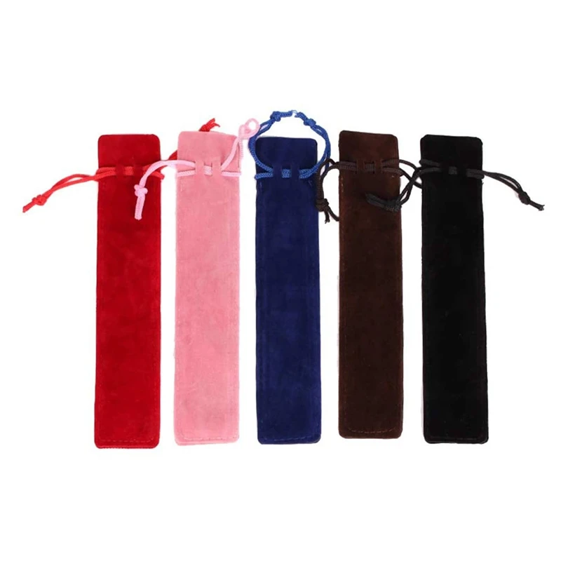 50 Pieces Pen Pouch Velvet Drawstring Pen Bag Velvet Case Pencil Bag For Pen And Pencil (Mix Colors)
50 Pieces Pen Pouch Velvet Drawstring Pen Bag Velvet Case Pencil Bag For Pen And Pencil (Mix Colors)