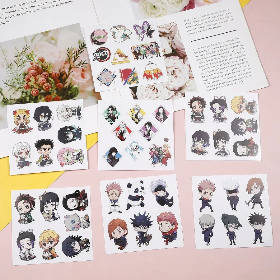 1 лист аниме истребитель демонов Llaveros Kimetsu No Yaiba стикер s игрушка юдзюцу Kaisen DIY самоклеящиеся бумажные наклейки для рук игрушки
1 лист аниме истребитель демонов Llaveros Kimetsu No Yaiba стикер s игрушка юдзюцу Kaisen DIY самоклеящиеся бумажные наклейки для рук игрушки
