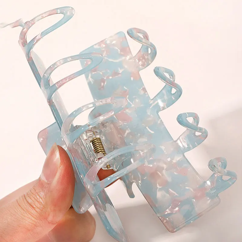 Marble Print Acetate Hairpin High Quality Striped Plaid Crab Hair Clips For Women Girls Camouflage Hair Claw Hair Accessories
Marble Print Acetate Hairpin High Quality Striped Plaid Crab Hair Clips For Women Girls Camouflage Hair Claw Hair Accessories