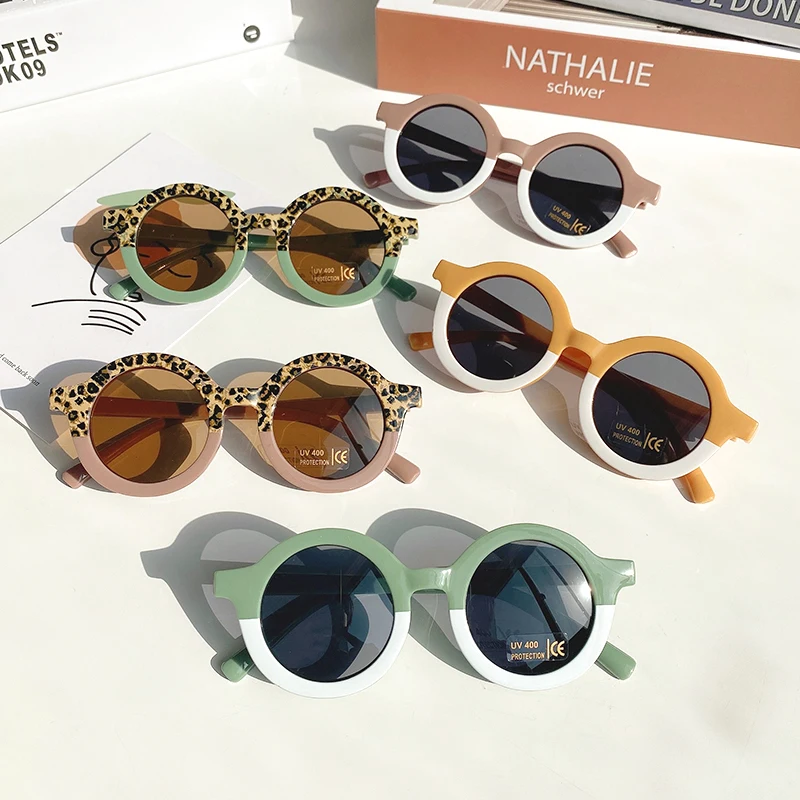 Children Boy Girl Cute Leopard Double Color Cartoon Bear Shape Round Sunglasses Kids Vintage Sunglasses UV400 Protection Classic
Children Boy Girl Cute Leopard Double Color Cartoon Bear Shape Round Sunglasses Kids Vintage Sunglasses UV400 Protection Classic