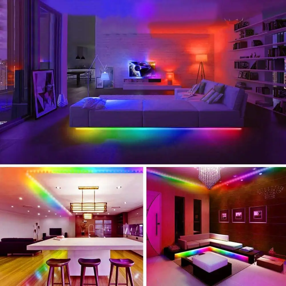 Waterproof RGB 5050 led Strip light 12v Flexible Ribbon WIFI IR Controller RGB Diode Tape 1M 2M 3M 4M 5M 10M 15M With Adapter
Waterproof RGB 5050 led Strip light 12v Flexible Ribbon WIFI IR Controller RGB Diode Tape 1M 2M 3M 4M 5M 10M 15M With Adapter