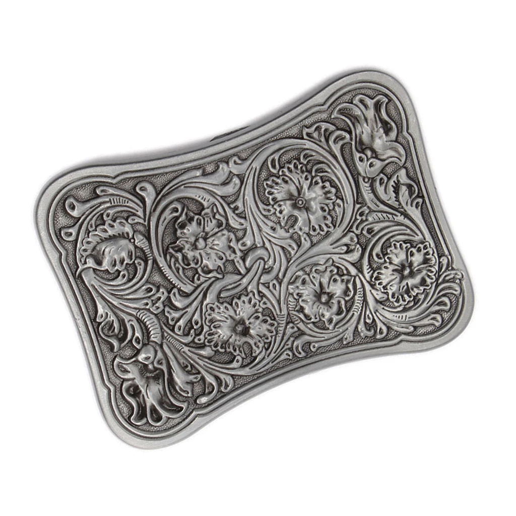 Vintage Western Cowboy Floral Arabesque Belt Buckle Mens 
Vintage Western Cowboy Floral Arabesque Belt Buckle Mens