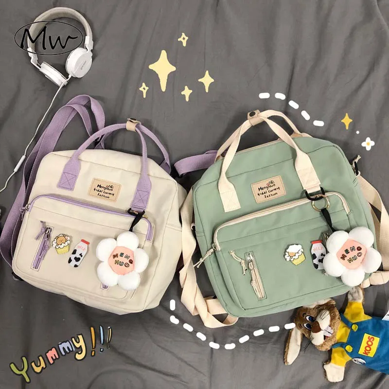 Multifunctional Backpacks for Women Kawaii Flower Pendant School Backpack Large Capccity Handbag Acrossbody Shoulder Bags M059
Multifunctional Backpacks for Women Kawaii Flower Pendant School Backpack Large Capccity Handbag Acrossbody Shoulder Bags M059