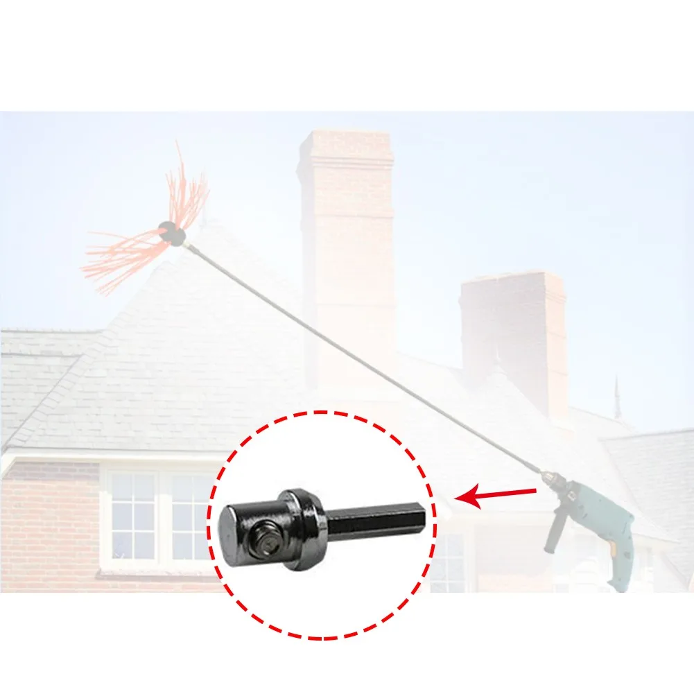 Drill Adapter Chuck Adapter For Linking Electric Drill And Chimney Cleaning Brush Fireplace Inner Rotary Sweep Flexible Kit Tool
Drill Adapter Chuck Adapter For Linking Electric Drill And Chimney Cleaning Brush Fireplace Inner Rotary Sweep Flexible Kit Tool