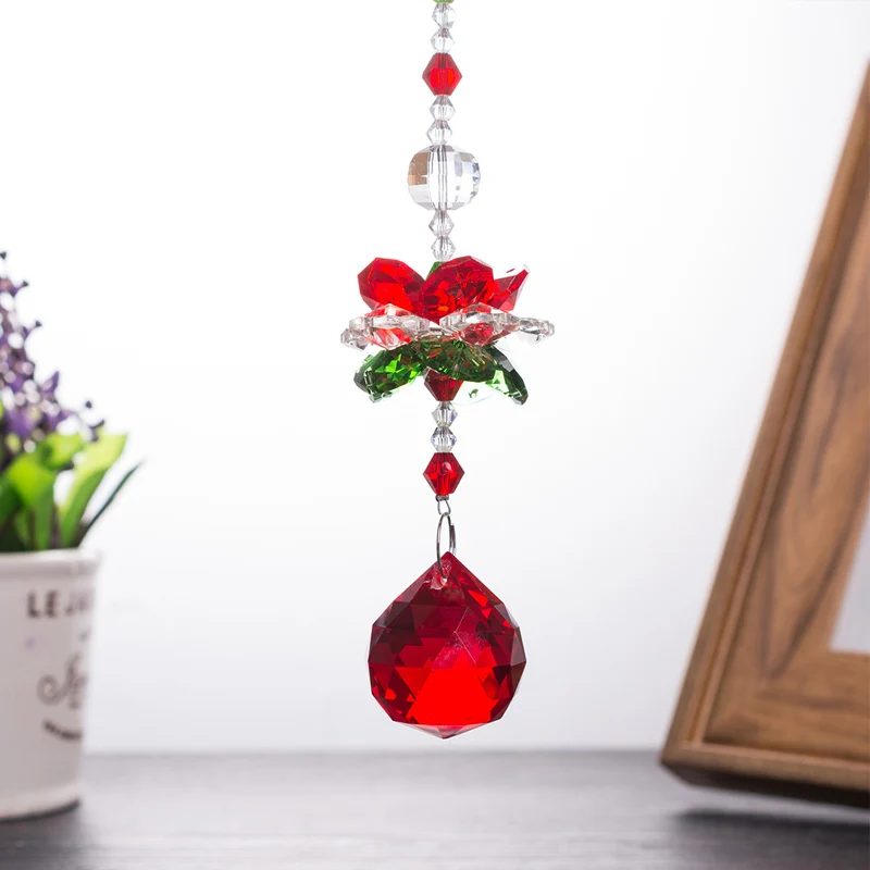 Chandelier Crystals Ball Prism Pendant Rainbow Maker Chakra Cascade Suncatcher Collection Home Wedding Decor Accessories | Дом и сад