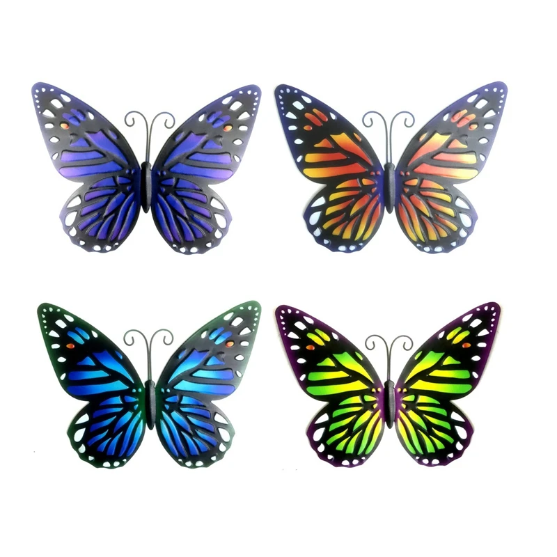 4Pcs Metal Butterfly Home Wall Decor Hanging Sculpture Metal Wall Art Garden Decor Courtyard Fence Wall Decorative
4Pcs Metal Butterfly Home Wall Decor Hanging Sculpture Metal Wall Art Garden Decor Courtyard Fence Wall Decorative