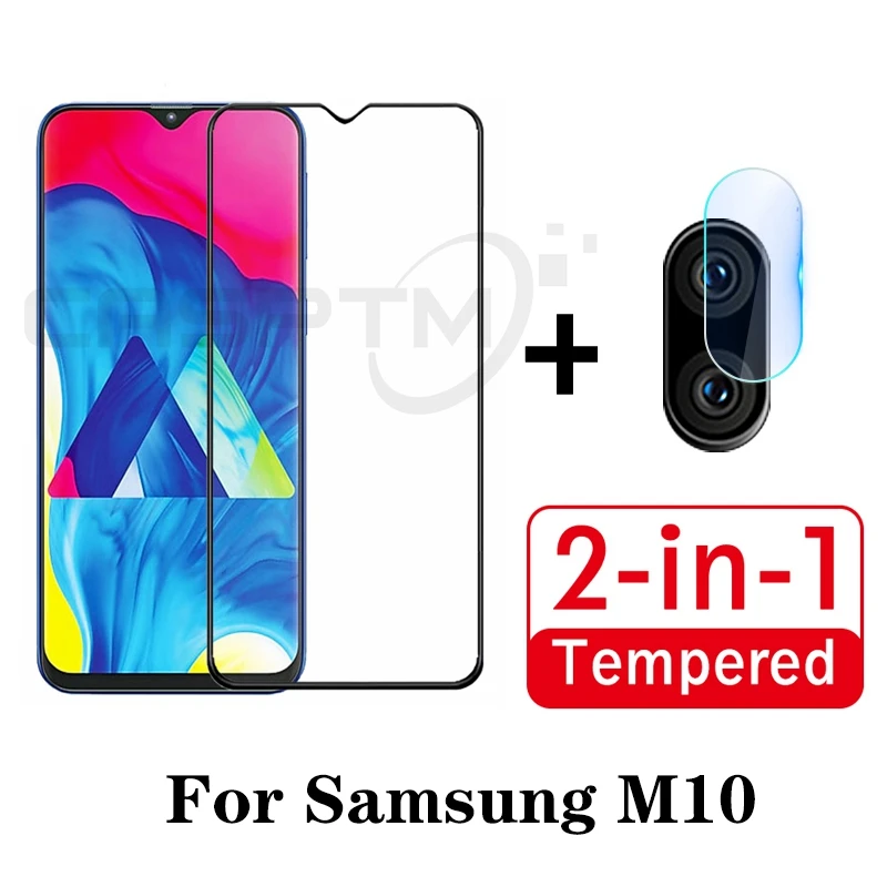 2 в 1 закаленное Стекло пленка + Задняя Камера объектив для samsung S10E A40 A60 Экран