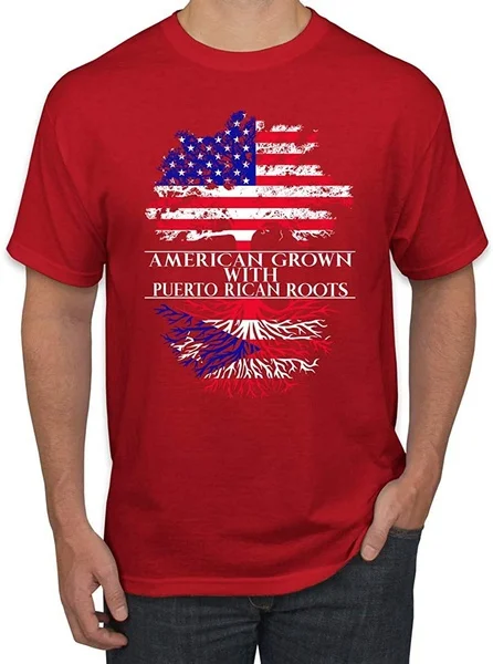 American Grown with Puerto Rican Roots | Mens Puerto Rico American Pride Graphic T-Shirt
American Grown with Puerto Rican Roots | Mens Puerto Rico American Pride Graphic T-Shirt