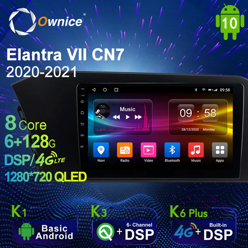 Автомобильный мультимедийный радиоплеер Ownice 6G + 128G Android 10,0 для Hyundai Elantra VII CN7 2020 - 2021 автомобильный видеомагнитофон 4G LTE
Автомобильный мультимедийный радиоплеер Ownice 6G + 128G Android 10,0 для Hyundai Elantra VII CN7 2020 - 2021 автомобильный видеомагнитофон 4G LTE