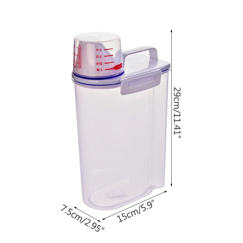 Kitchen Storage Box Rice Cylinder With Flour Sealed Barrel Kitchen Thick Plastic Cover Rice Barrel Rice Box Food Organizer
Kitchen Storage Box Rice Cylinder With Flour Sealed Barrel Kitchen Thick Plastic Cover Rice Barrel Rice Box Food Organizer