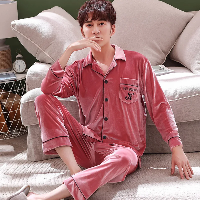 Autumn And Winter Plus Size Couple Pajamas Suit Thick Home Wear Gold Velvet Sexy Nightdress Nightgown
Autumn And Winter Plus Size Couple Pajamas Suit Thick Home Wear Gold Velvet Sexy Nightdress Nightgown