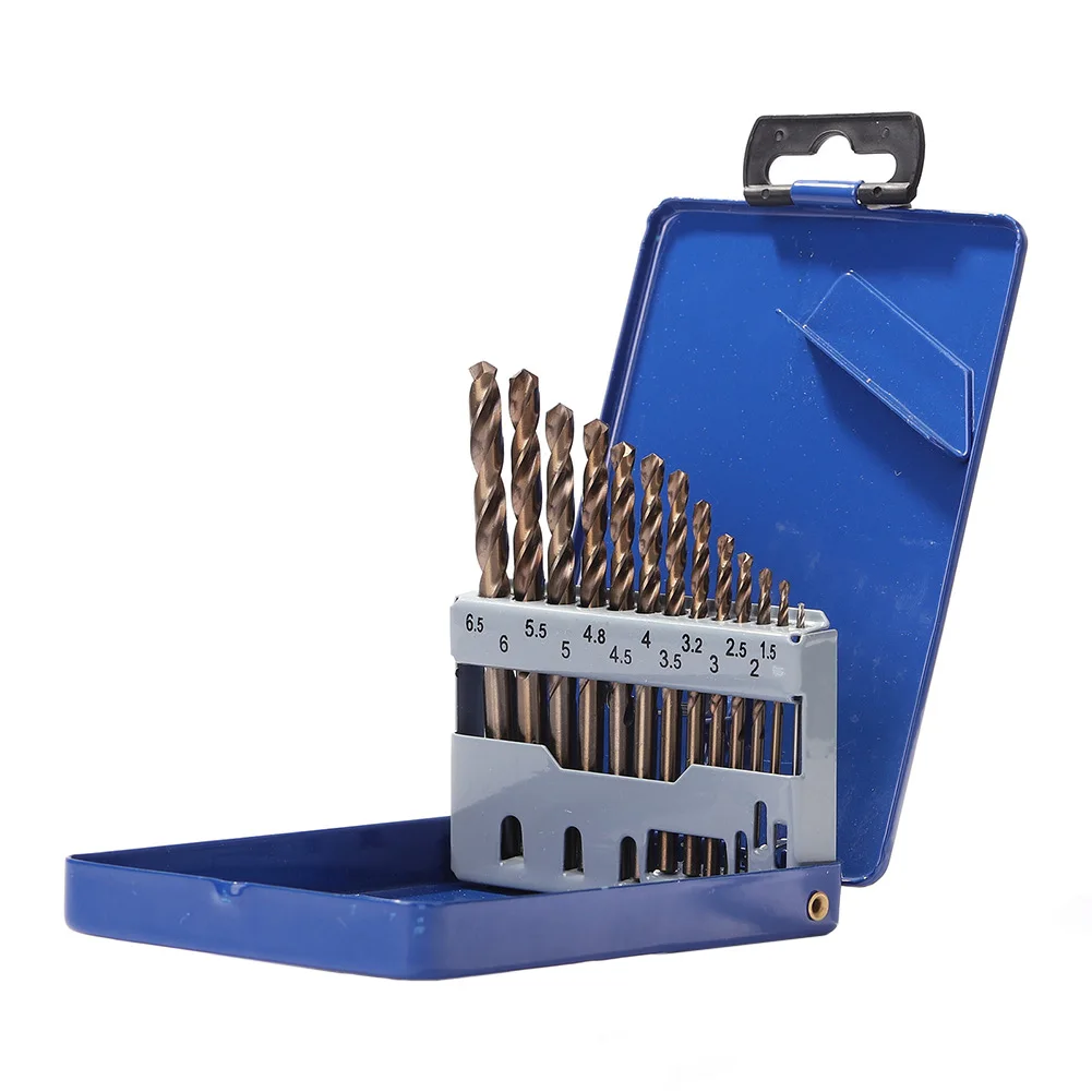 13Pcs Twist Drill Small Bits Set 1.5-6.5mm 13 Type Torx Bit Set Adapter Flexible Hand Tool Household Twist Drill Bit Tin Box
13Pcs Twist Drill Small Bits Set 1.5-6.5mm 13 Type Torx Bit Set Adapter Flexible Hand Tool Household Twist Drill Bit Tin Box