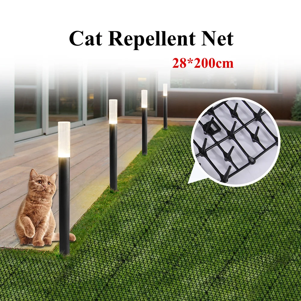 28*200CM Garden Prickle Strip Dig Stop Cat Repellent Deterrent Mat Spike cuttable Anti Cat Dog Outdoor Garden Supplies
28*200CM Garden Prickle Strip Dig Stop Cat Repellent Deterrent Mat Spike cuttable Anti Cat Dog Outdoor Garden Supplies