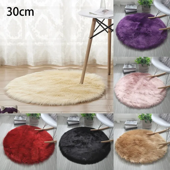 Round Soft Faux Sheepskin Area Carpet Bedside Carpet Plush Round Carpet Floor Mats Imitation Australian Wool Carpet
Round Soft Faux Sheepskin Area Carpet Bedside Carpet Plush Round Carpet Floor Mats Imitation Australian Wool Carpet