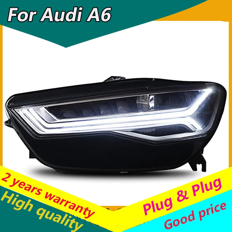 KOWELL car styling For Car Styling Head Lamp for Audi A6 LED Headlight 2013-2019 A6L C7 Headlights LED DRL light house projector
KOWELL car styling For Car Styling Head Lamp for Audi A6 LED Headlight 2013-2019 A6L C7 Headlights LED DRL light house projector