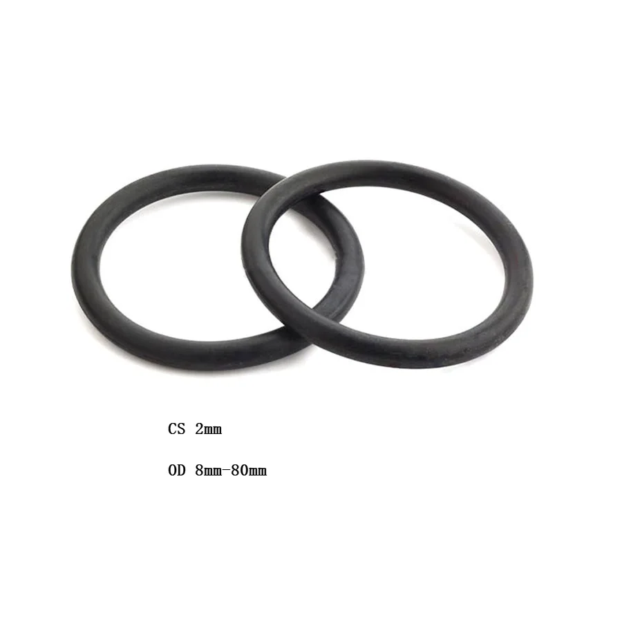 CS::2mm OD: 8-80mm NBR Fluorine Rubber Nitrile Rubber O-ring Seal Black O Ring Gasket Automobile Nitrile Rubber Round
CS::2mm OD: 8-80mm NBR Fluorine Rubber Nitrile Rubber O-ring Seal Black O Ring Gasket Automobile Nitrile Rubber Round