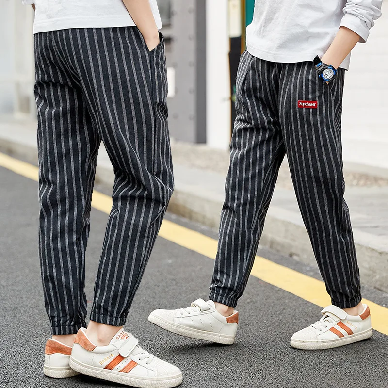 Spring Autumn Super Soft Children Stripe Leisure Beam Feet Long Pants for Boys Teenager Children Clothing Training Pants
Spring Autumn Super Soft Children Stripe Leisure Beam Feet Long Pants for Boys Teenager Children Clothing Training Pants