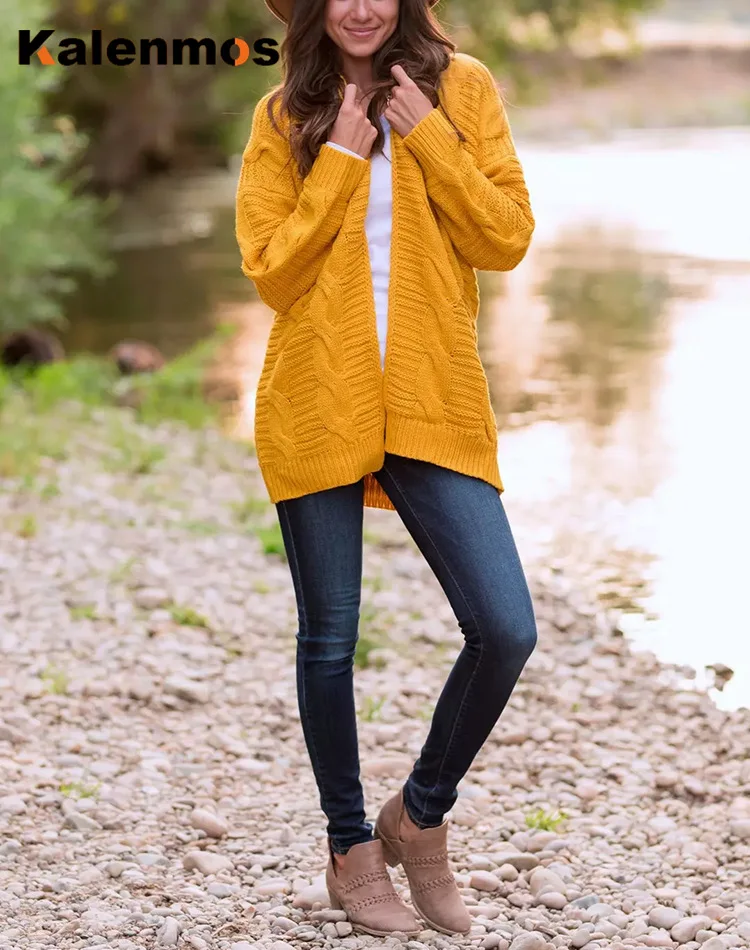 Spring Sweater Women Fall Winter Thick Knit Cardigan Casual Loose Coat Jacket Ladies Fashion Knitted Sweaters Outwear Streetwear
Spring Sweater Women Fall Winter Thick Knit Cardigan Casual Loose Coat Jacket Ladies Fashion Knitted Sweaters Outwear Streetwear